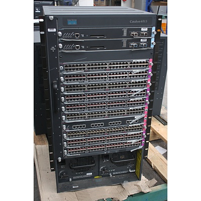 Cisco Catalyst 6513 Modular Switch with 12 Modules/Cards