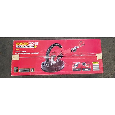 Work Zone Titanium Telescopic Plasterboard Sander