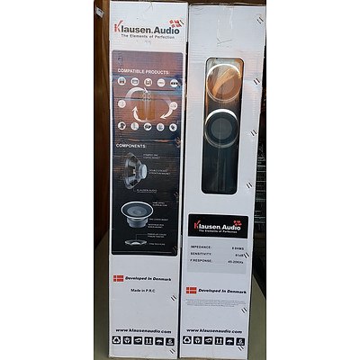 New Klausen Audio K-2800W Tower Speakers - lot of 2