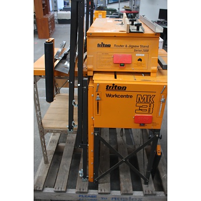 Triton Workbench, Extension Table & Router/Jigsaw Bench