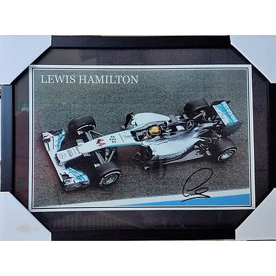 Lewis Hamilton - Framed Memorabilia