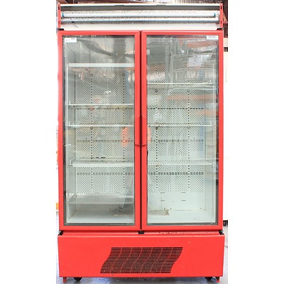 Orford Coca-Cola 920 Litre Red Upright Display Fridge