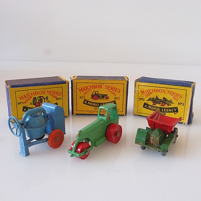 Moko Lesney Matchbox Series No 1, 2, 3