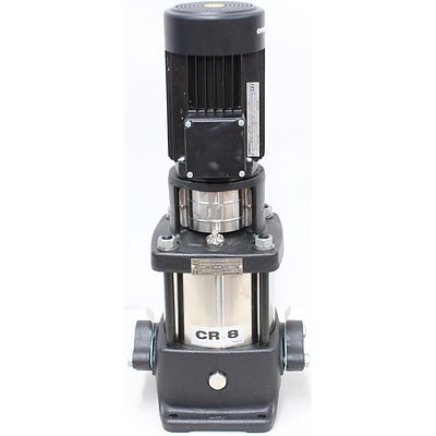 Grundfos CR 8-30 Multi Stage Centrifugal In Line Pump With 3 Phase 1kW Motor - New