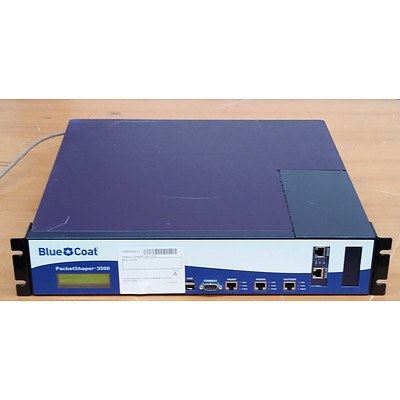 Blue Coat PacketShaper 3500 Gigabit Ethernet Network Monitoring Device