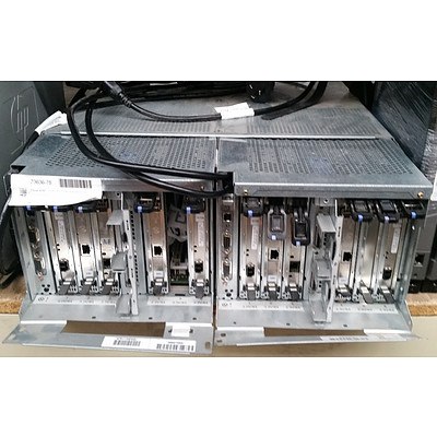 Dual IBM 7133-D10 Expansion Units in Chassis