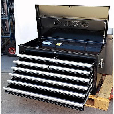 Husky 8-Drawer Tool Chest - Demonstration Model - Black/Silver