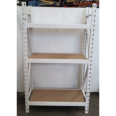 3-Layer Adjustable Racking - Demonstration Model - White