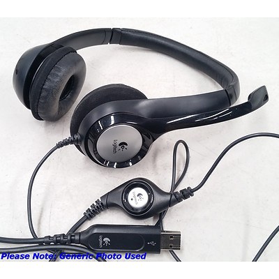 Logitech A-0009 USB Headset - Lot of 85