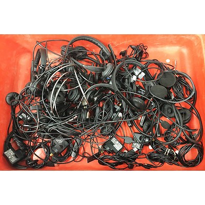 Plantronics WO2A Office Wireless Headset Systems - Lot of 22