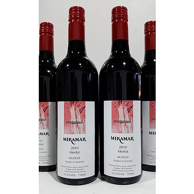 Premium Miramar Mudgee 2010 Merlot - Case of 12. RRP $240.00!