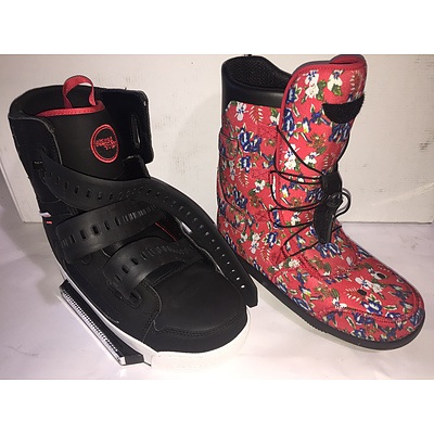 SLINGSHOT Shredtown Wakeboard Boots - Size 12 - Incomplete - ORP $749.95