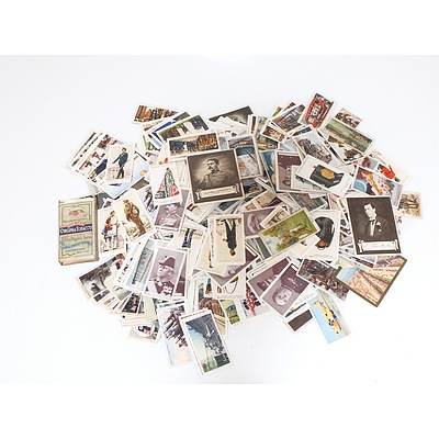 Large Group of Military Themed Cigarette Cards