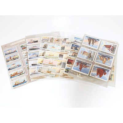 Collection of Maritime Themed Cigarette Cards