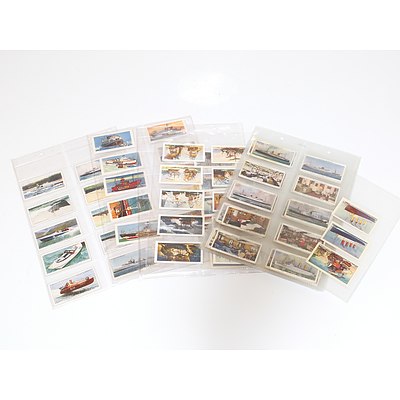 Collection of Maritime Themed Cigarette Cards