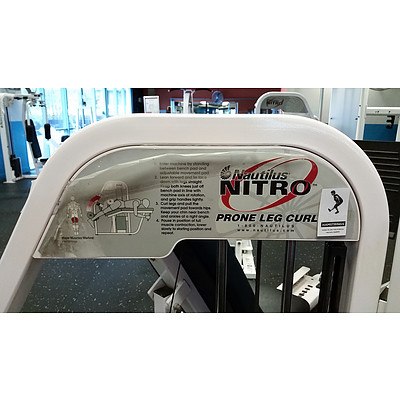 Nautilus Prone Leg Curl -  Commercial Grade - RRP=$4,199.00 when new