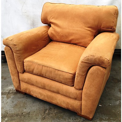 Tan Fabric Lounge Suite