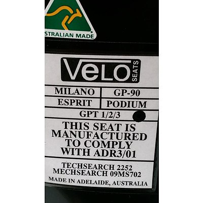 Velo GPT1 Racing Car Seats - Lot of Two