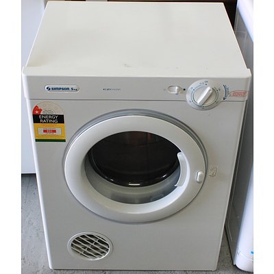 Simpson 5KG Ezi Loader Clothes Dryer