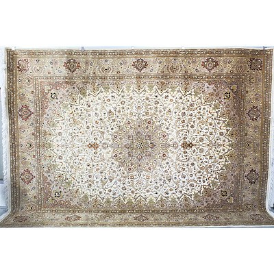Large Genuine Hand Made Fine Kayseri Persian Carpet