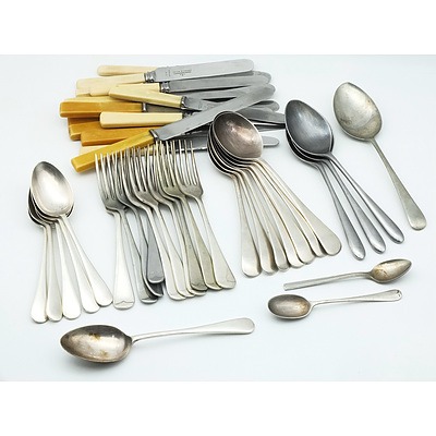 Group of Vintage Flatware, Including Grosvenor Plate, Atkinson Bros, Whiteaway, Laidlaw and Co and More