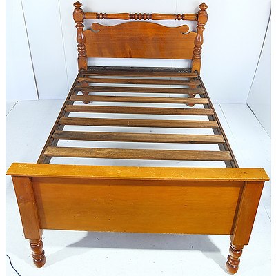 Tasmanian Huon Pine King Single Bed