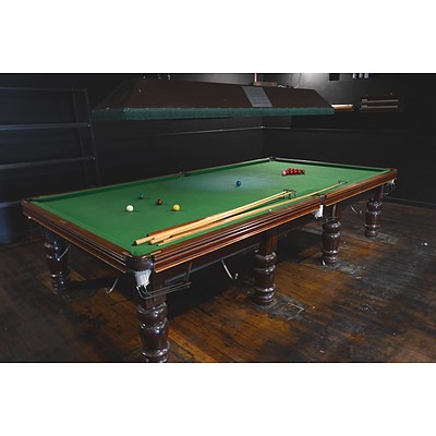 Australian Billard Co. Slate Top Billiard Table and Accessories