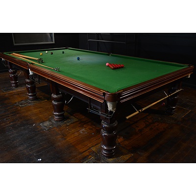 Australian Billard Co. Slate Top Billiard Table and Accessories