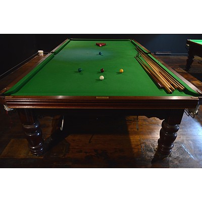 Australian Billard Co. Slate Top Billiard Table and Accessories