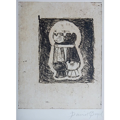 BOYD, David (1924-2011): 'Reconciliation' Etching