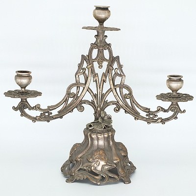 Cast Metal 20th Century Candelabra