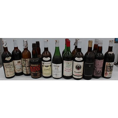 Vintage Bottles Wine and Port - Lot of 15
