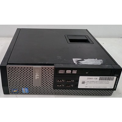Dell OptiPlex 9010 Small Form Factor Core i7 (3770) 3.40GHz Computer