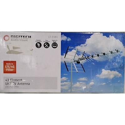 DigiTech Audio Visual 43 Element UHF TV Antenna w/ LTE/4G Filter