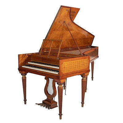 Important Pleyel Double-Manual Harpsichord 1905 Property of Wanda Landowska 1905-7