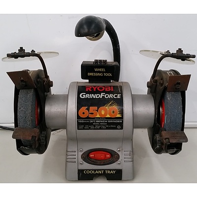 Ryobi Grindforce 6500 150mm(6") Bench Grinder