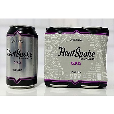 Lot of 20 Bentspoke G.F.G Ginger Beer 375mL - RRP=$100.00