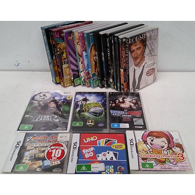 DVDs & Video Games - Lot of 19