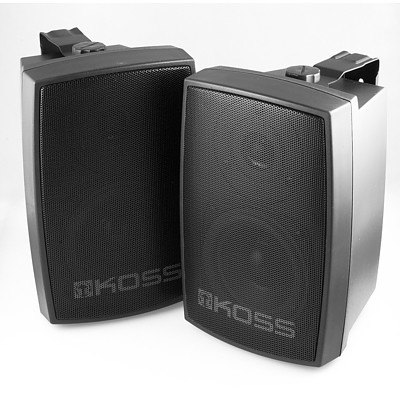 Koss W56 Indoor/Outdoor 30 Watt Wall Mounting Speakers - Brand New