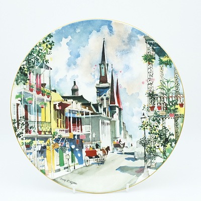 Limited Addition Royal Doulton French Quarter After Dong Kingman 1976