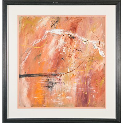 Chris Kenyon (1947 -) Untitled, Acrylic on Paper, Set of Two