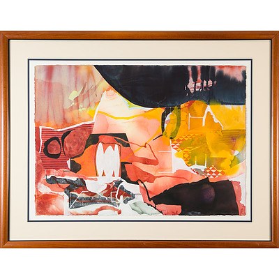 Lynne Eastaway (1949 -) Mirror 1994, Mixed Media on Paper