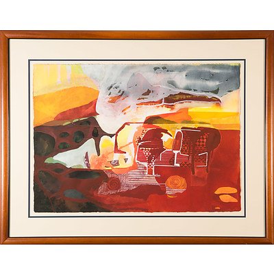 Lynne Eastaway (1949 -) Broken Passage 1994, Mixed Media on Paper