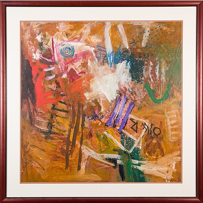 Peter Griffen (1948 -) 3 Mile Diggings III 1992, Mixed Media on Paper