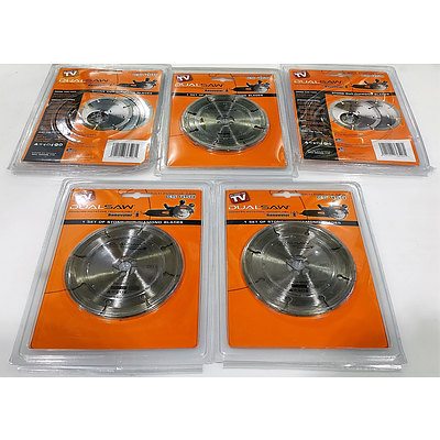 Lot of 5 Brand New DualSaw Stone Cut Diamond Blades CS450  - RRP= $250.00