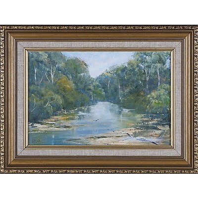 J.Royce Megalong Valley Oil on Board