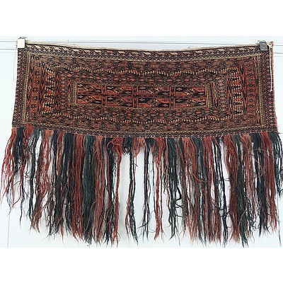 Semi Antique Turkmen Tent Door Hanging