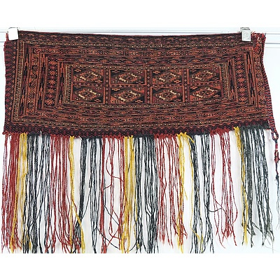 Semi Antique Turkmen Tent Door Hanging
