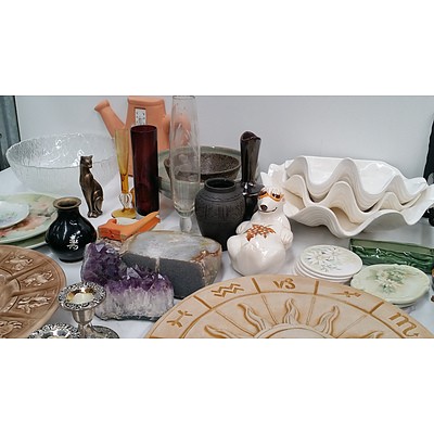 Selection of Ornaments, Candles and Figurines