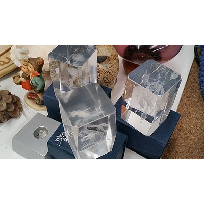 Selection of Ornaments, Candles and Figurines